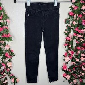 Justice Black Denim Skinny Jeans Jeggings Girls 6 Slim Casual Walking School